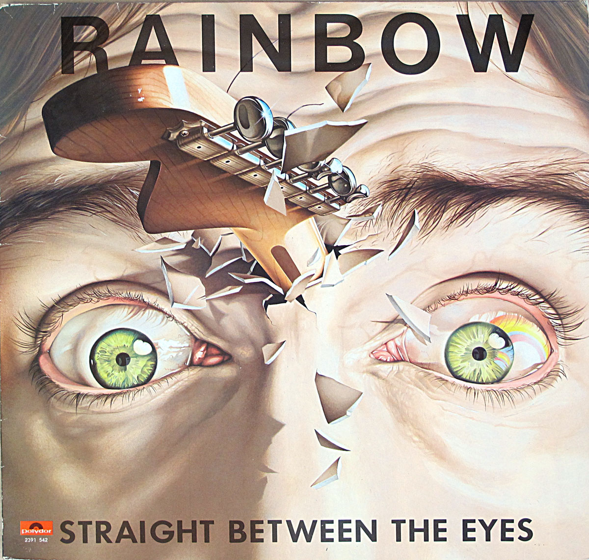 RAINBOW Straight Between the Eyes Album Cover Gallery & 12 Vinyl LP  Discography Information #vinylrecords