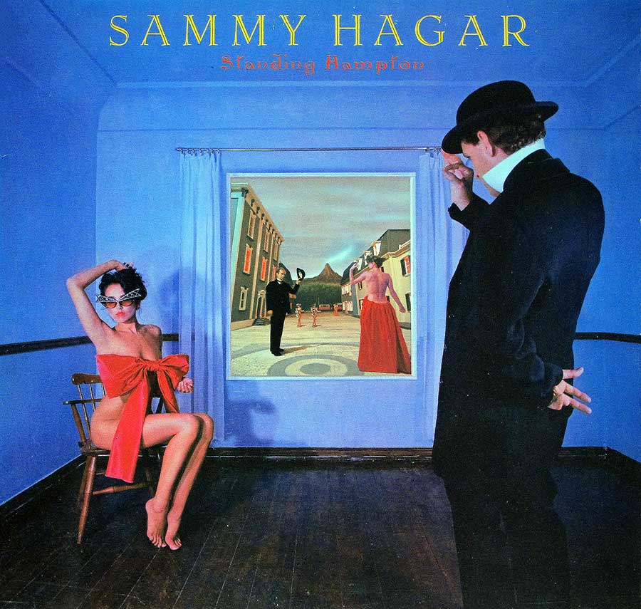 Front Cover Photo Of SAMMY HAGAR - Standing Hampton Orig USA Sexy Cover
