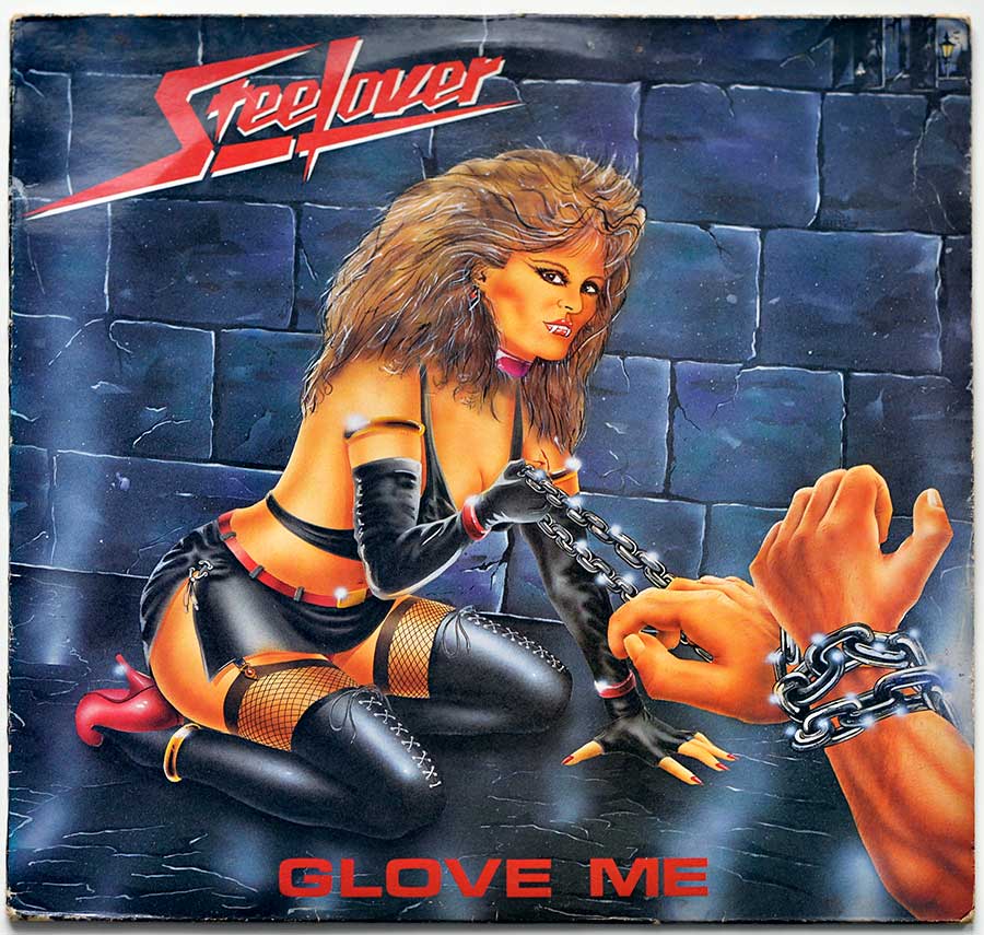 Front Cover Photo Of STEELOVER - Glove Me ( Mausoleum Records )