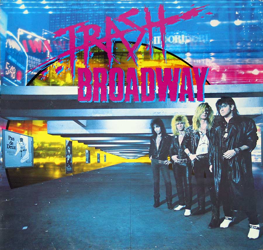 TRASH BROADWAY - Self-Titled with Joe Stump 12" Vinyl LP Album front cover https://vinyl-records.nl