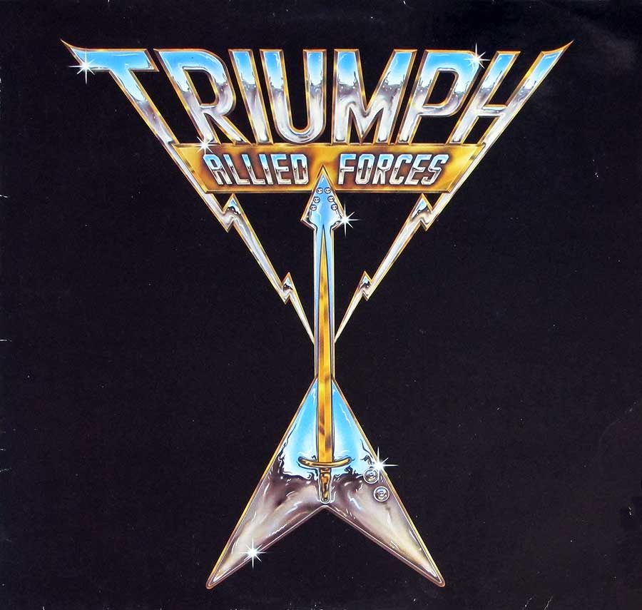 Front Cover Photo Of TRIUMPH - Allied Forces 12" LP VINYL ALBUM