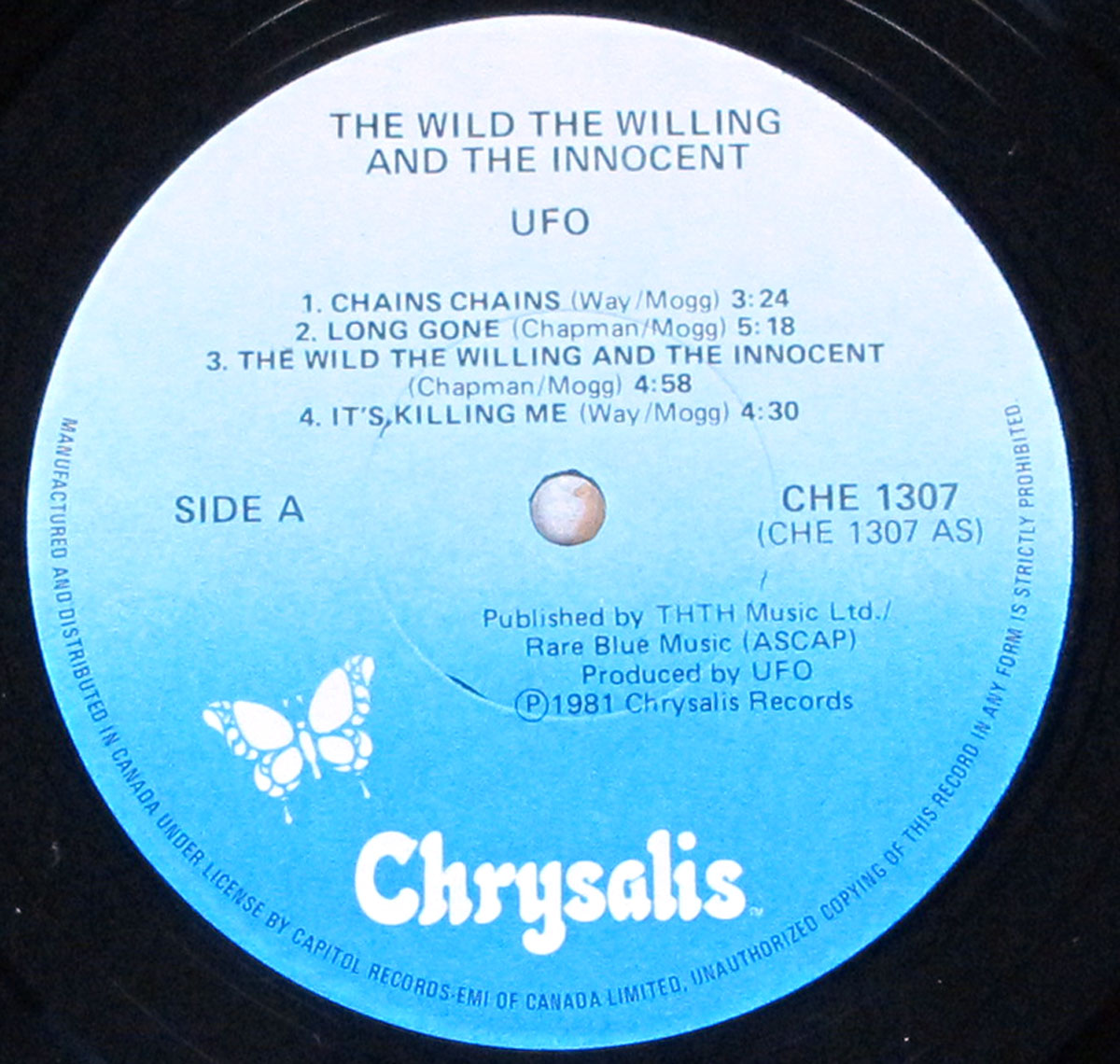 UFO band 1981 AMERICAN Tour Wild Willing And Innocent rock band USA SIZE S-3XL