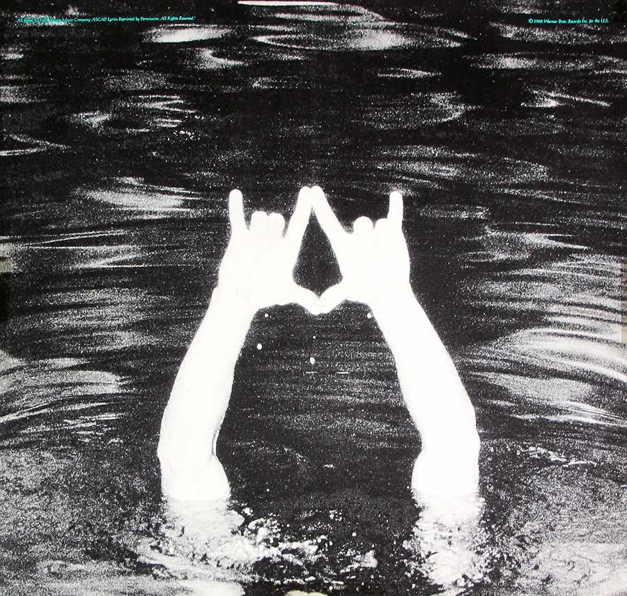 Photo One Of The Original Custom Inner Sleeve VAN HALEN - OU812 12" LP VINYL ALBUM 