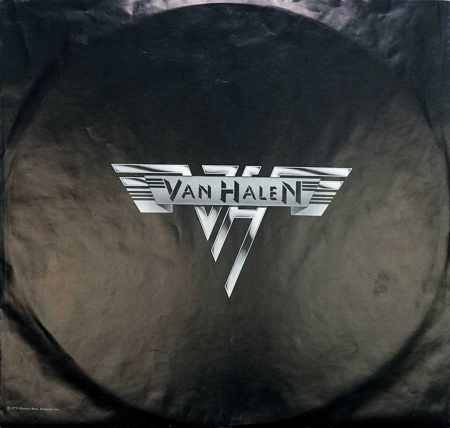 VAN HALEN - Self-Titled 12" Vinyl LP Album custom inner sleeve