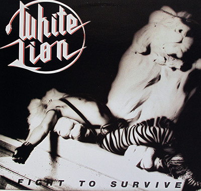 WHITE LION - Fight To Survive album front cover vinyl record