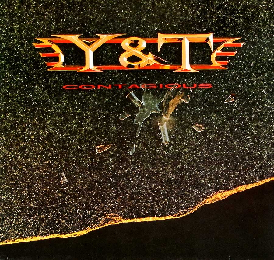 Y&T - Contagious Heavy Metal 1987 Geffen Records Germany 12" Vinyl LP Album
 front cover https://vinyl-records.nl