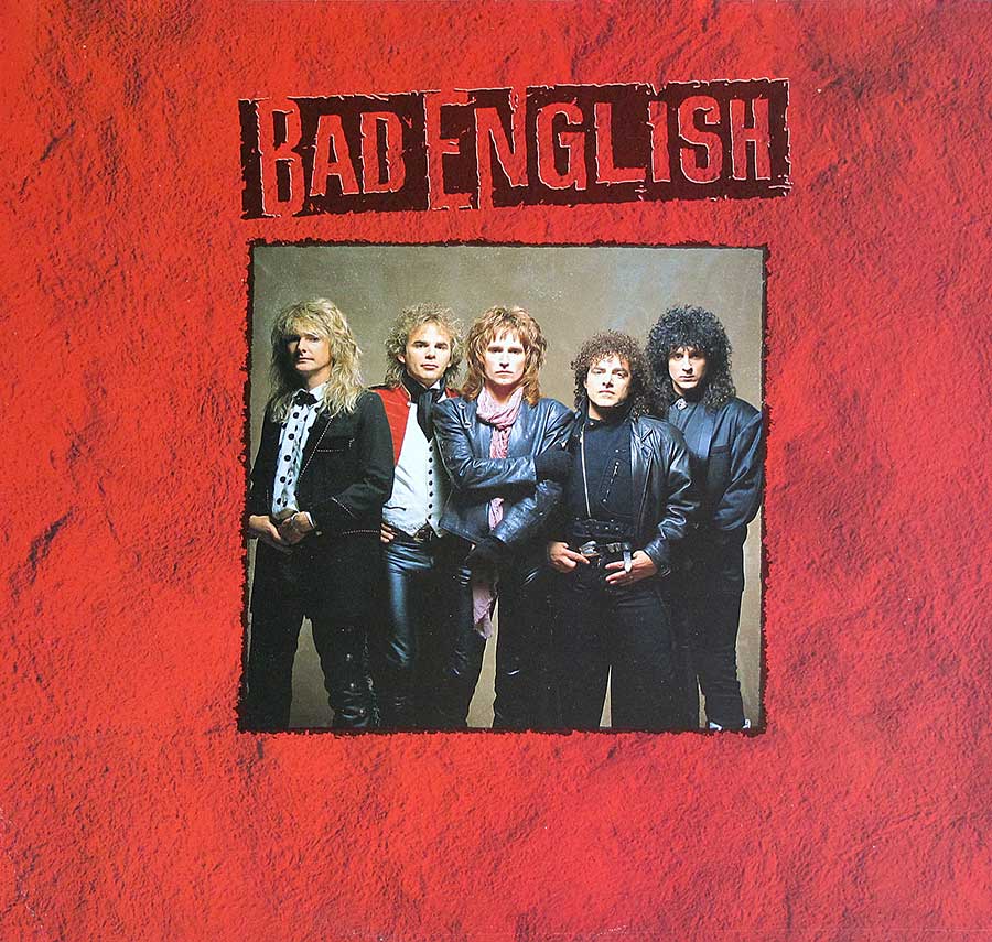 BAD ENGLISH - Self-Titled Debut Album 12" LP Vinyl Album front cover https://vinyl-records.nl