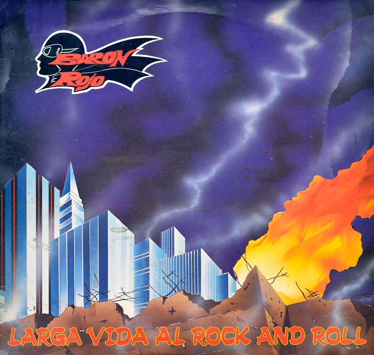 Large Album Front Cover Photo of BARON ROJO - Larga Vida Al Rock & Roll 