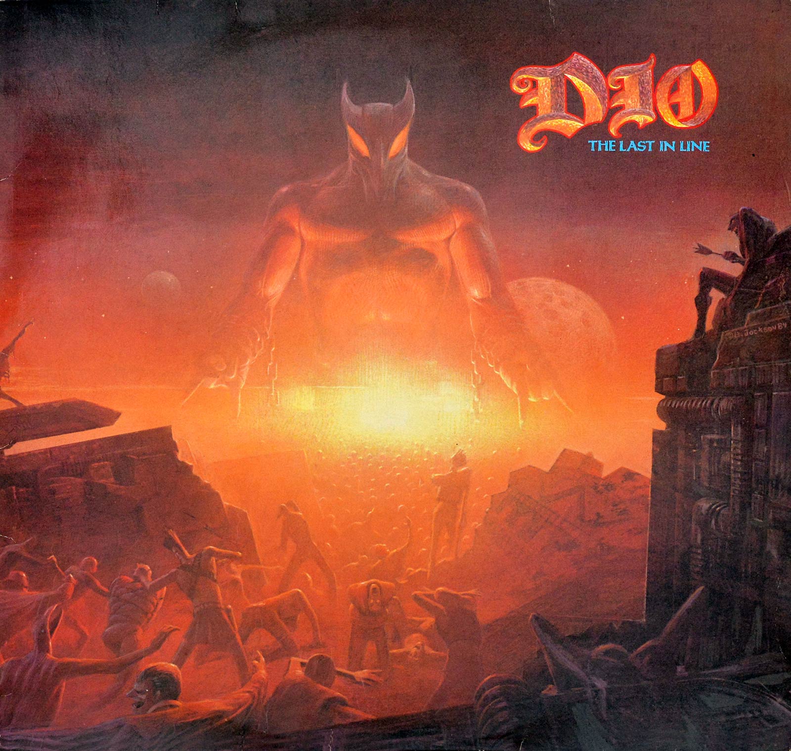 Album Front Cover Photo of DIO - Last In Line ( 1984, Netherlands ) 
