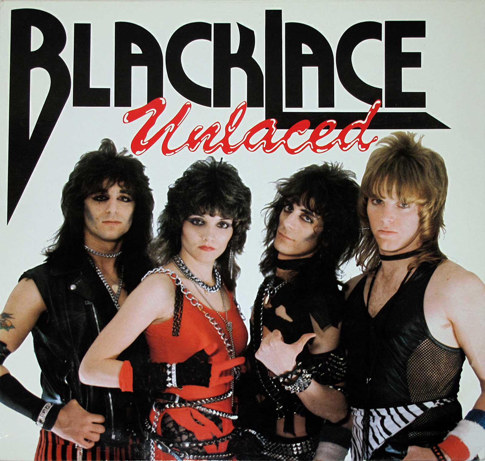large album front cover photo of: BLACKLACE  UNLACED 