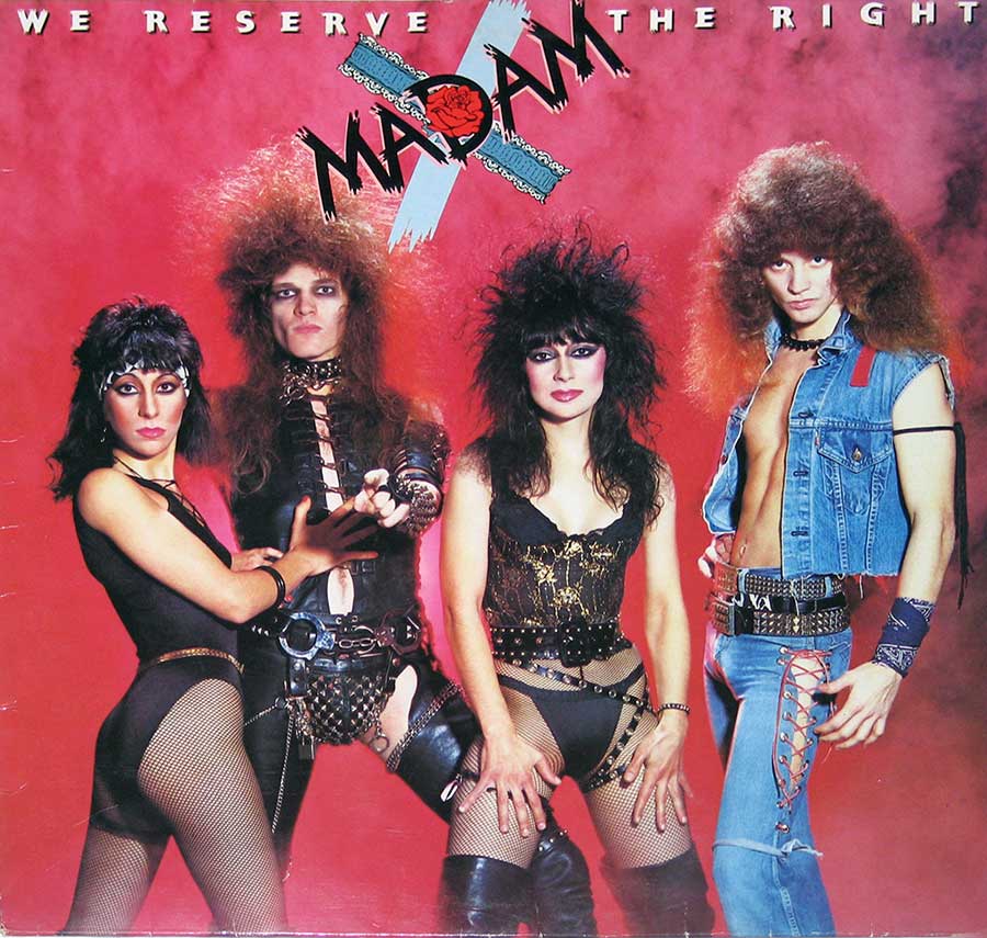 MADAM X - We Reserve The Right (Vixen) 12" VINYL LP ALBUM front cover https://vinyl-records.nl