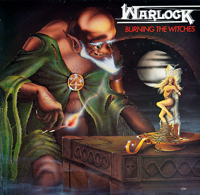 Thumbnail of WARLOCK - Burning The Witches Doro Belgium Pressing 12" LP Album Vinyl album front cover