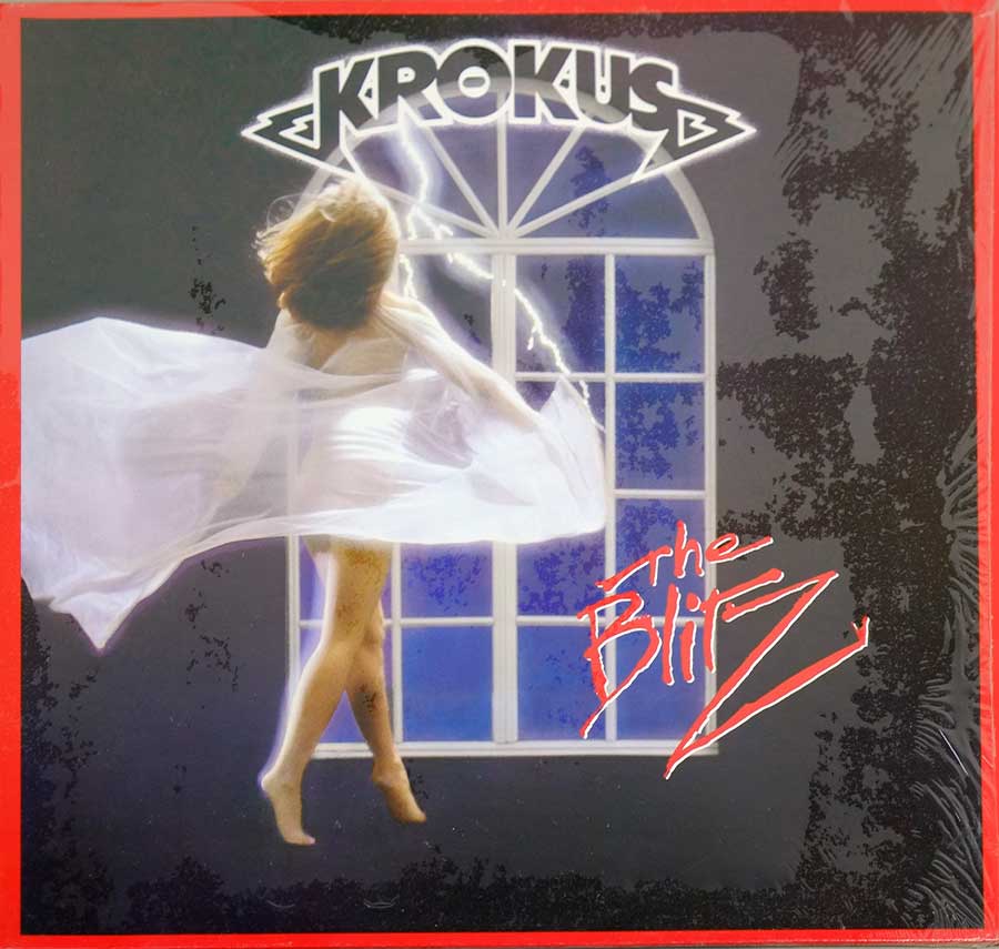 KROKUS - The Blitz Incl Original Custom Inner Sleeve 12" LP ALBUM VINYL
 front cover https://vinyl-records.nl