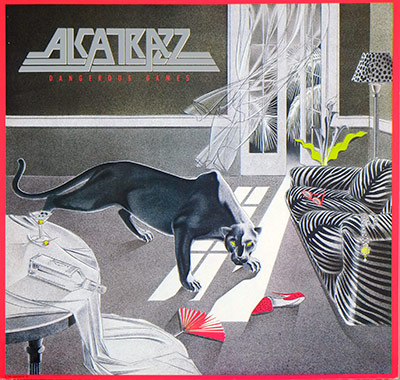 ALCATRAZZ - Dangerous Games  album front cover vinyl record