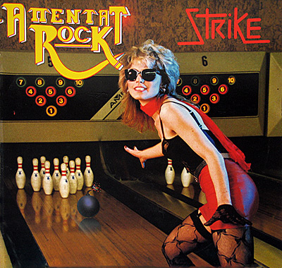 ATTENTAT - Rock Strike album front cover vinyl record