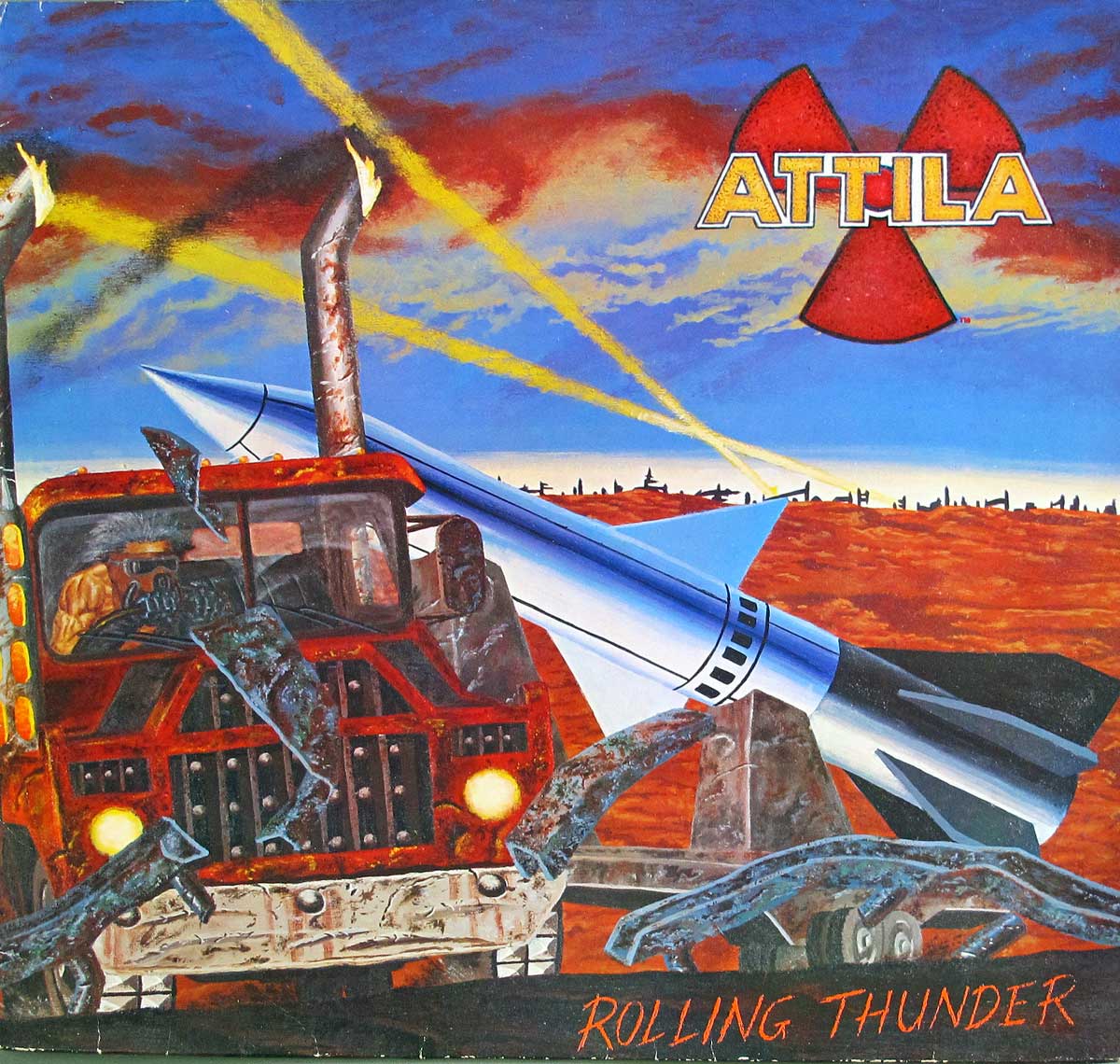 large album front cover photo of: ATTILA ROLLING THUNDER 