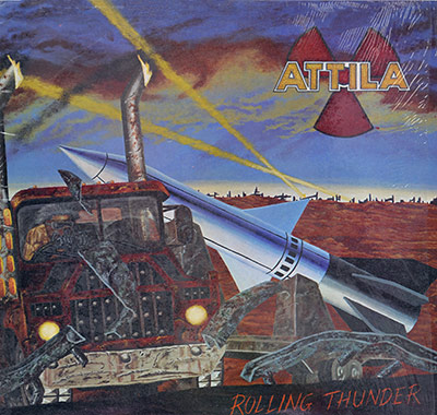 ATTILA - Rolling Thunder album front cover vinyl lp album https://vinyl-records.nl