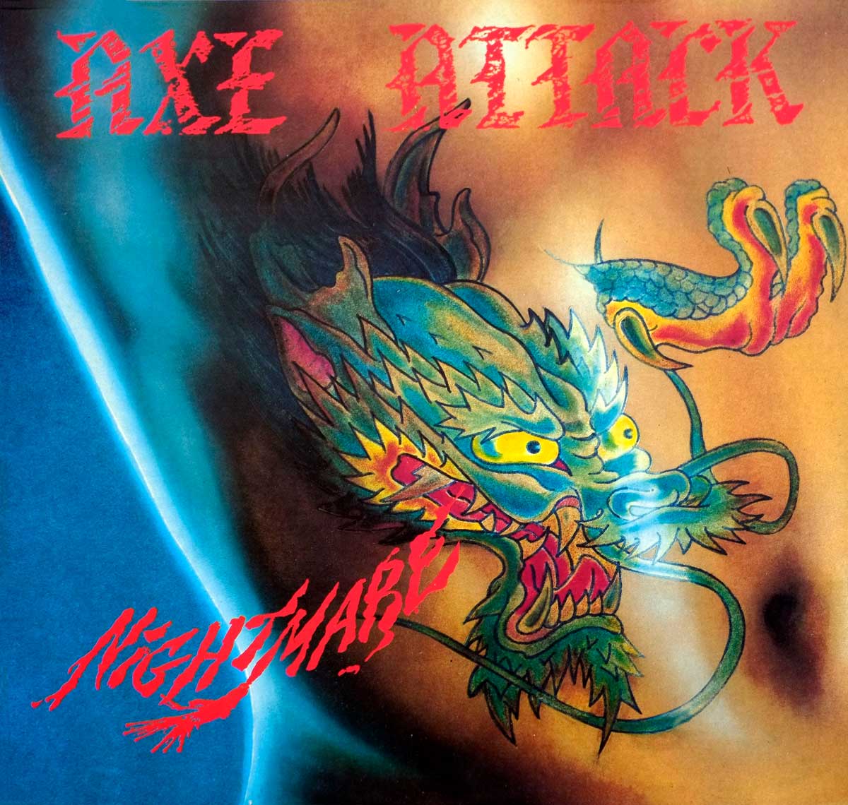 large album front cover photo of: AXE ATTACK - Nightmare 