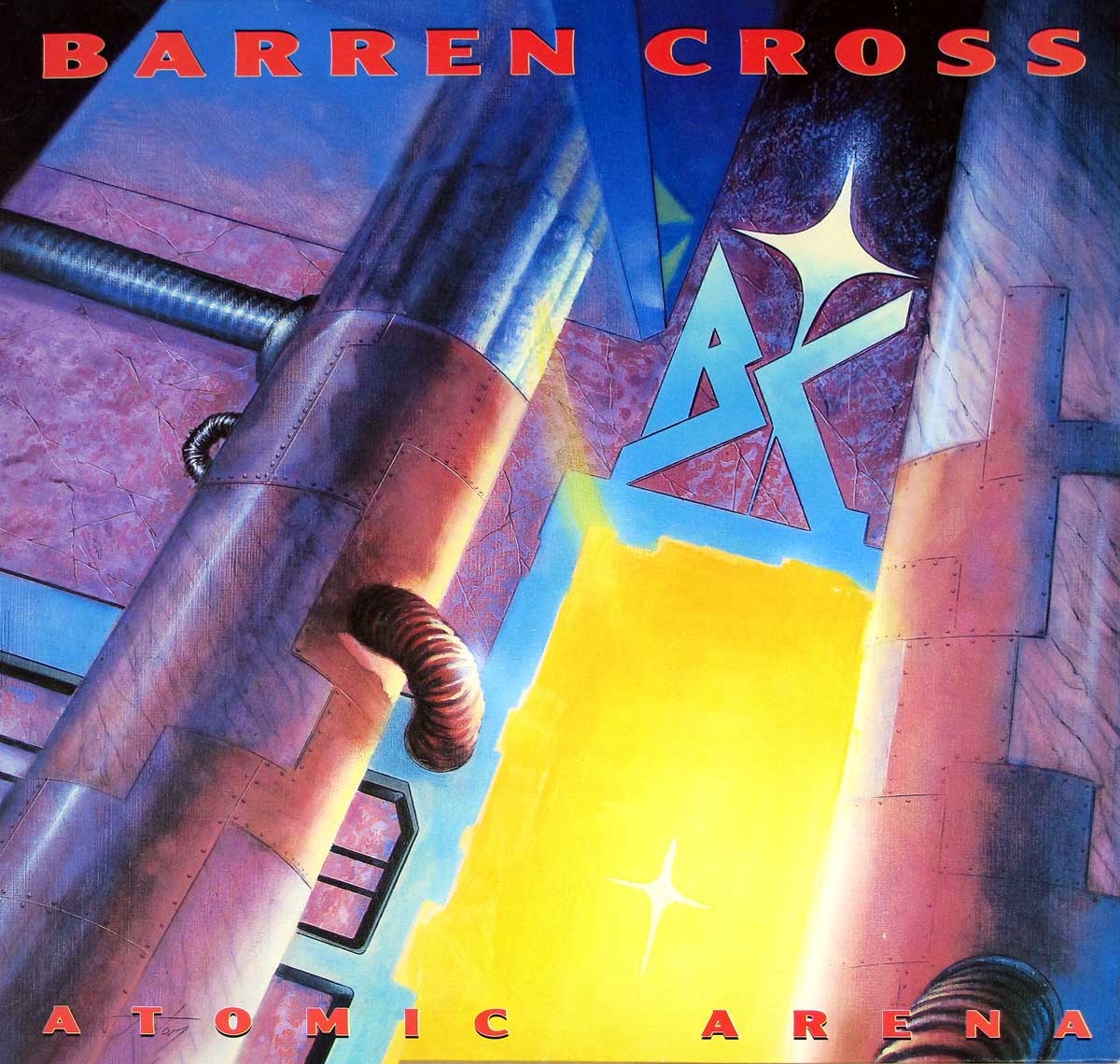 High Quality Photo of Album Front Cover  "BARREN CROSS - Atomic Arena "