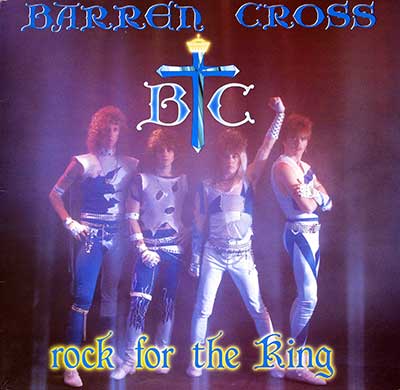 Thumbnail Of  BARREN CROSS - Rock For The King 12" Vinyl LP album front cover