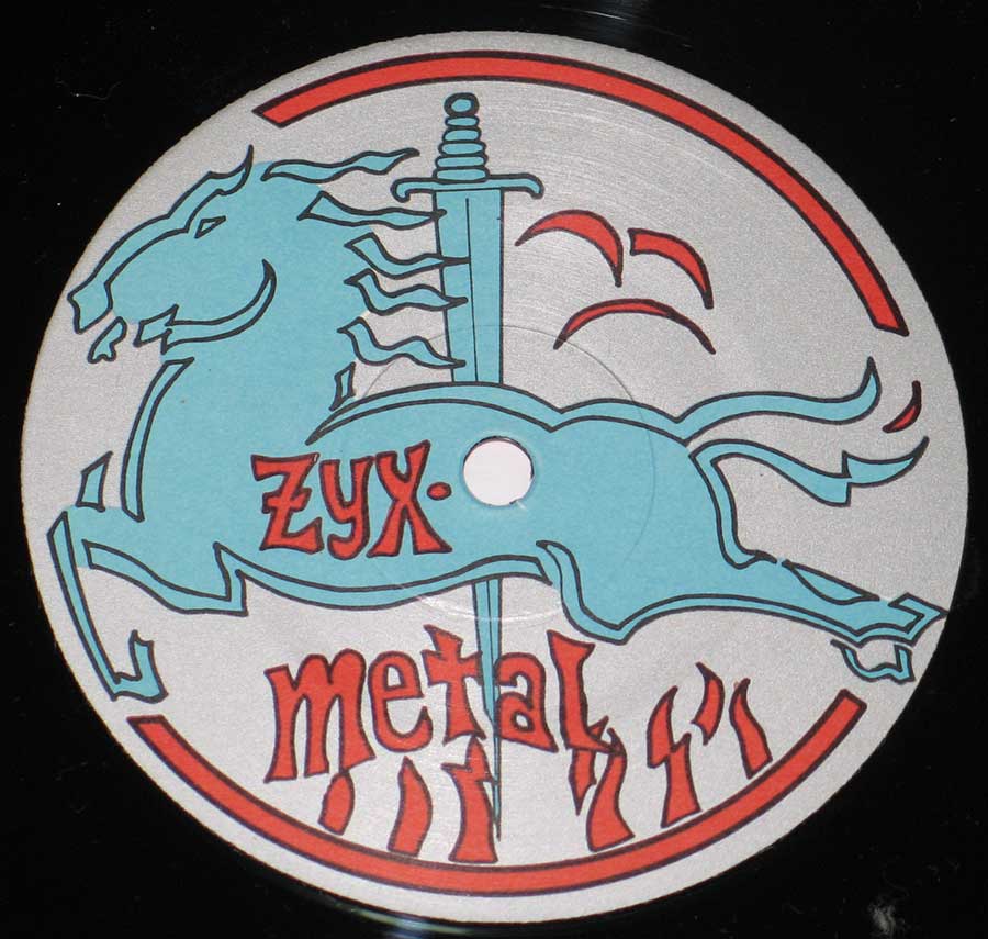 Close up "Metal Fetish by Bengal Tigers" Record Label Details: ZYX Metal 35001 / Mushroom Records 12" vinyl LP Album