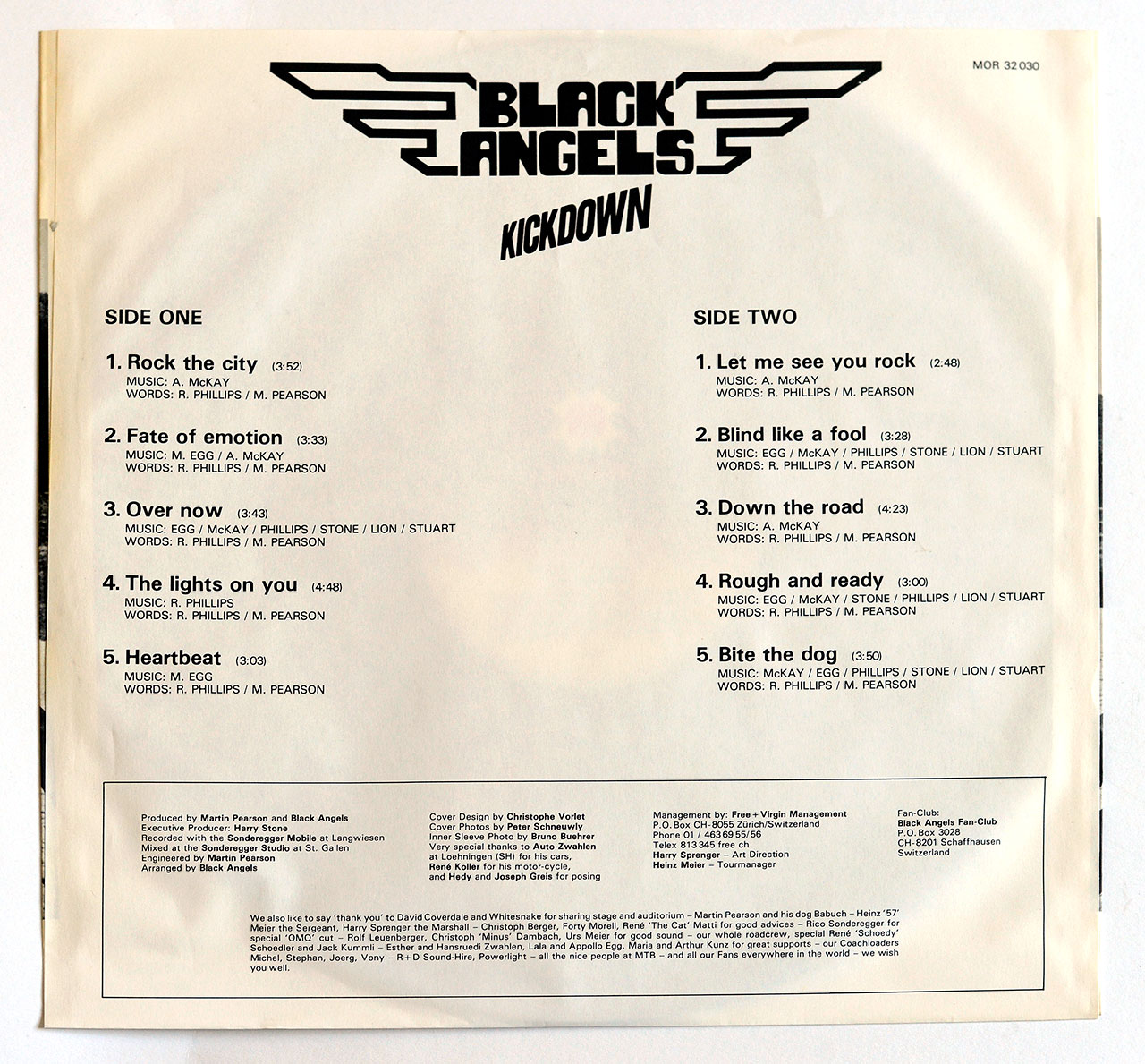 High Resolution Photo  of the  Original Custom Inner Sleeve (OIS) #2 of BLACK ANGELS - Kick Down https://vinyl-records.nl