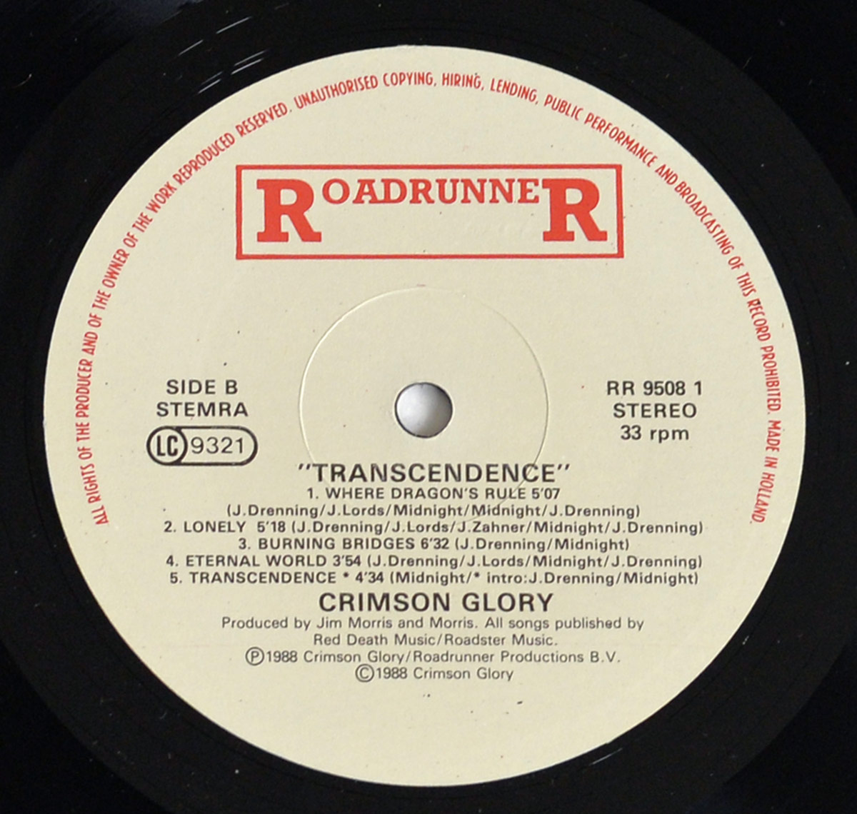 High Resolution Photo #15 CRIMSON GLORY Transcedence