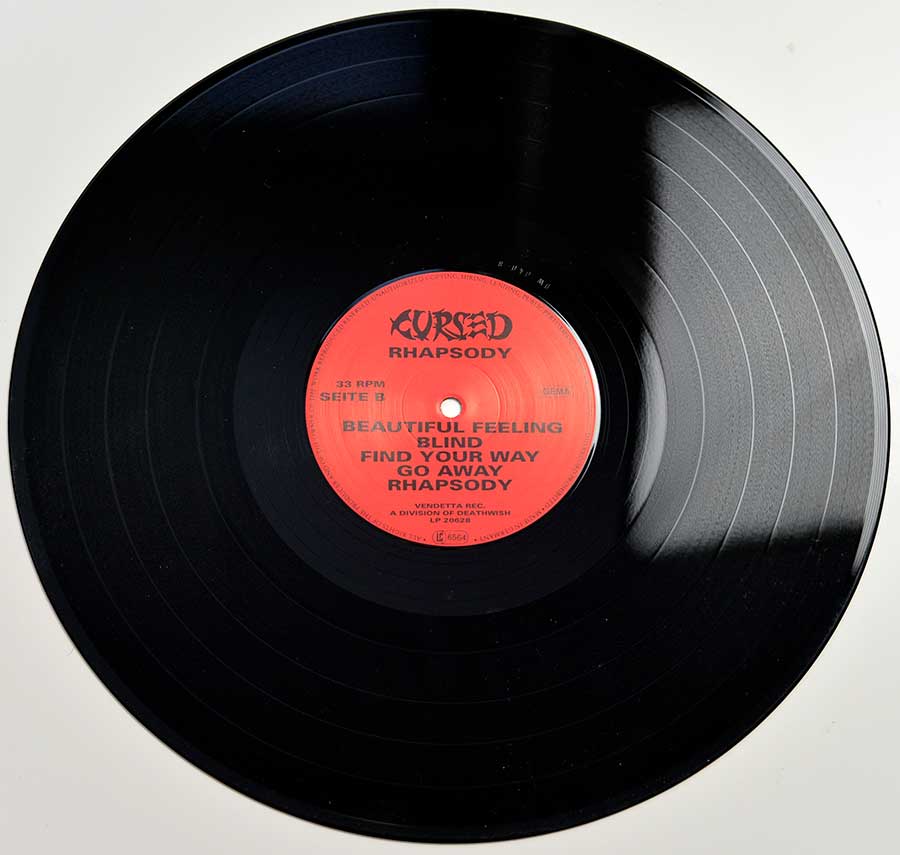 Photo of record Side Two: of CURSED - Rhapsody 