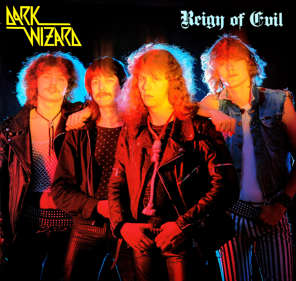 large album front cover photo of: DARK WIZARD Reign of Evil NETHERLANDS 