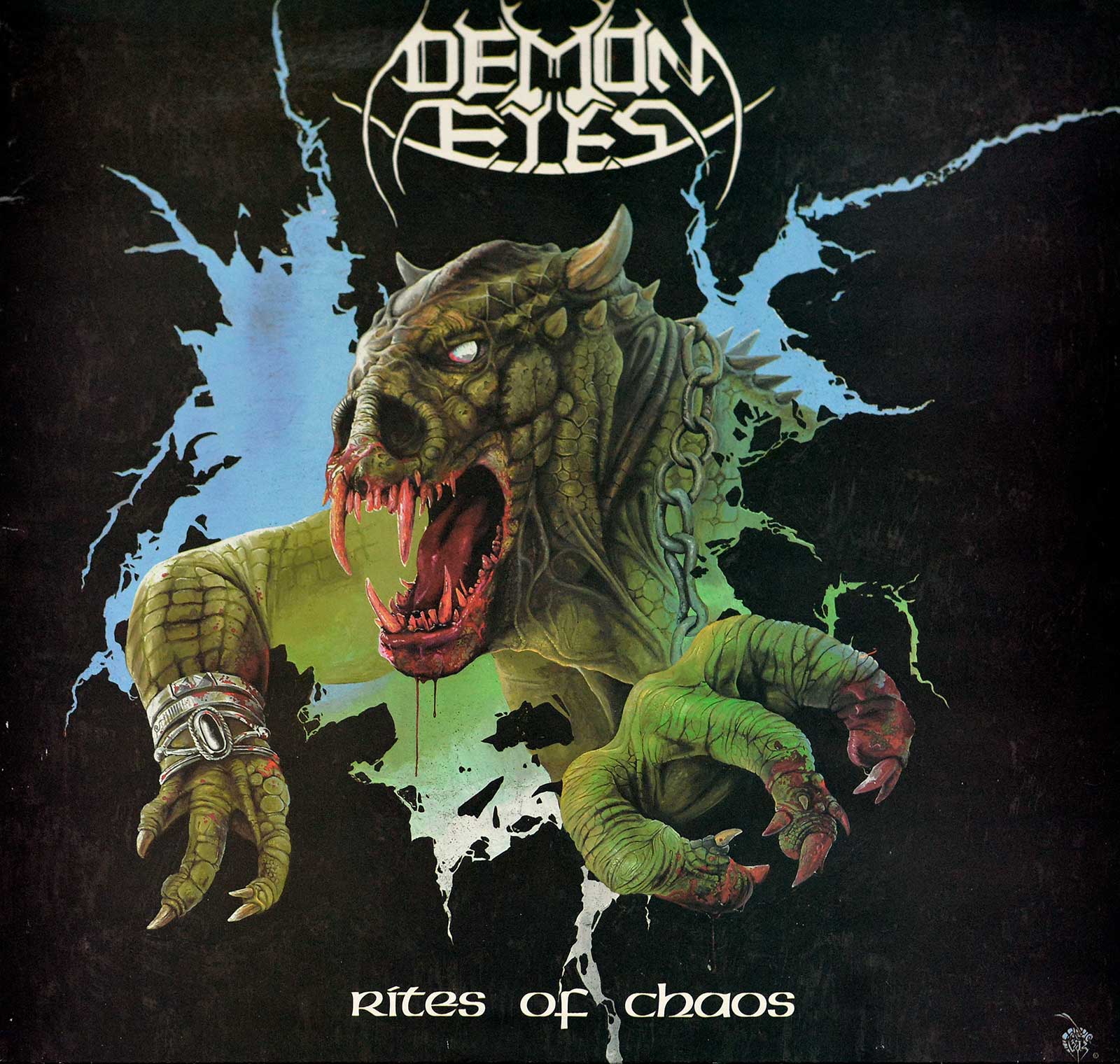 Album Front Cover Photo of DEMON EYES - Rites Of Chaos ( Ebony ) 