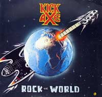 KICK AXE ROCK THE WORLD ROADRUNNER 12" Vinyl LP