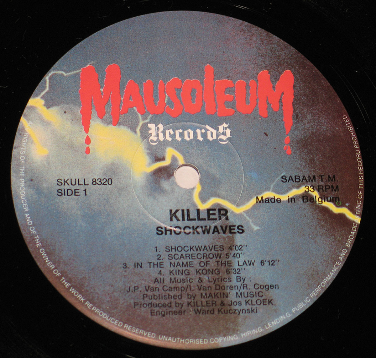 High Resolution Photo #12 KILLER - Shock Waves https://vinyl-records.nl 