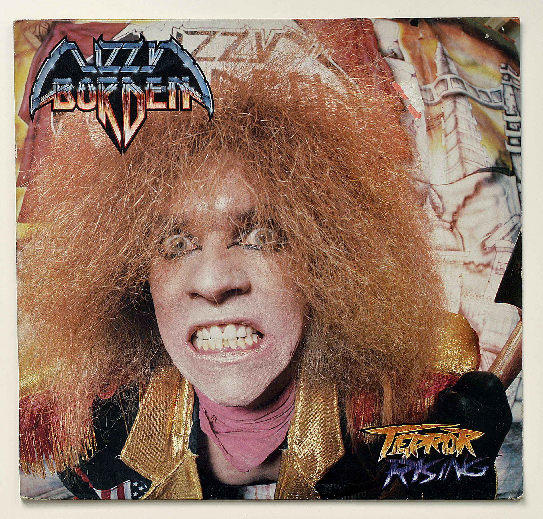 LIZZY BORDEN - Terror Rising Metal blade Records 12" Vinyl EP Album  front cover https://vinyl-records.nl