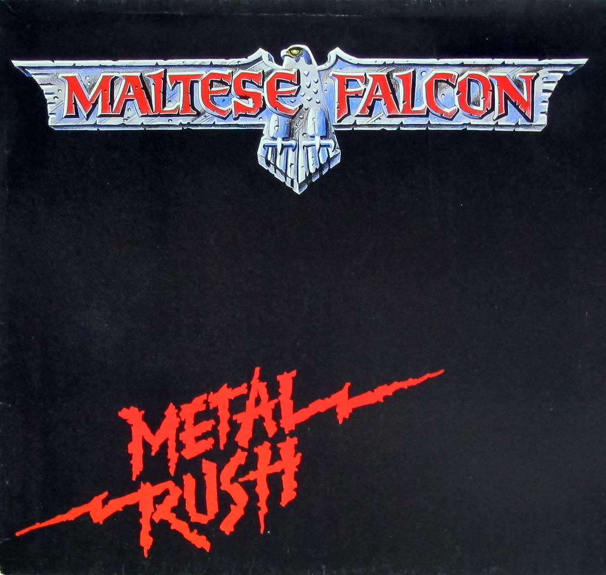 High Resolution Photo Album Front Cover of MALTESE FALCON - Metal Rush https://vinyl-records.nl