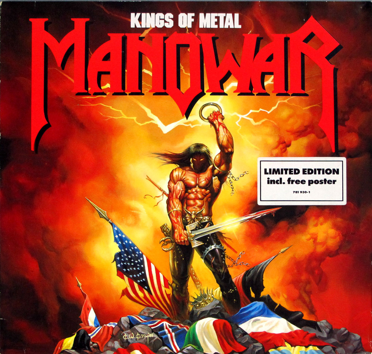 High Resolution Photo of MANOWAR - Kings of Metal LP 