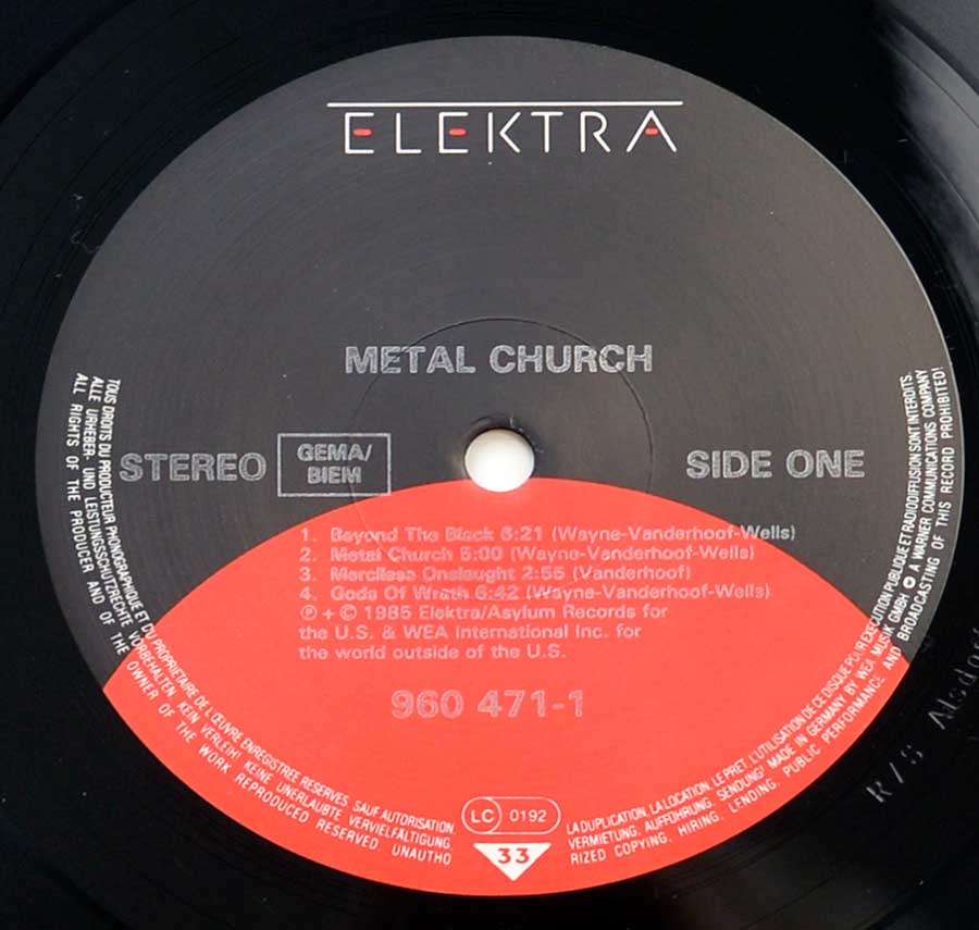 High Resolution Photo #12 Metal Church - Self-Titled