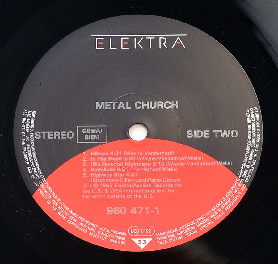 High Resolution Photo #13 Metal Church - Self-Titled