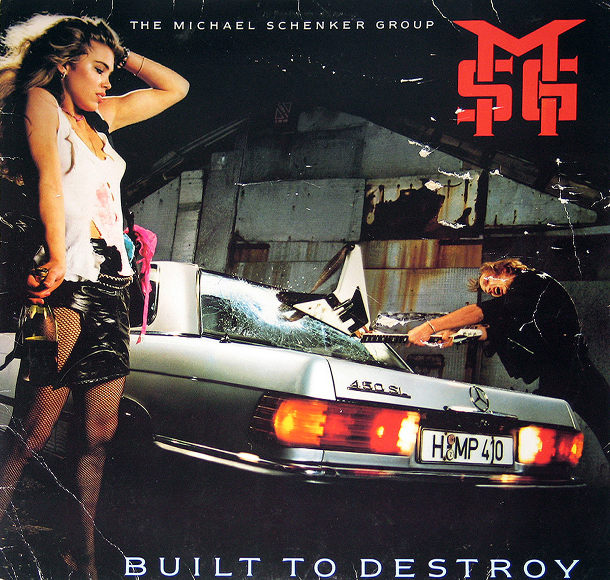 High Resolution Photo of Michael Schenker Group Built to Destroy  