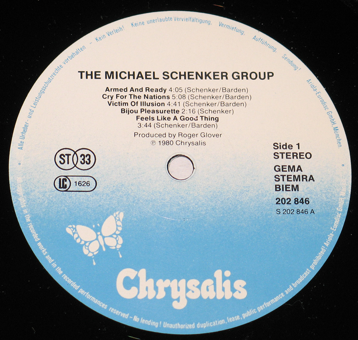 High Resolution Photo of MICHAEL SCHENKER GROUP - S/T Self-Titled 