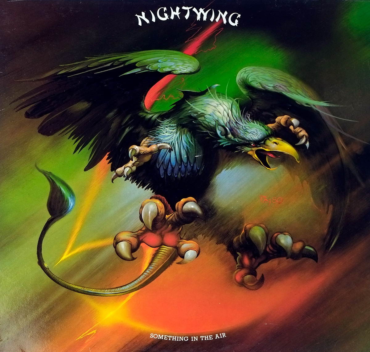 Front Cover Photo Of NIGHTWING - Something in the Air 12" LP ALBUM VINYL 