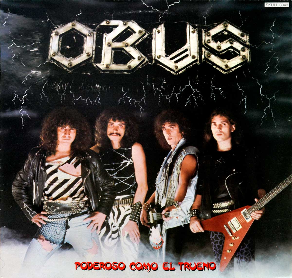 Album Front Cover Photo of OBUS - Poderoso Como El Trueno 12" LP 