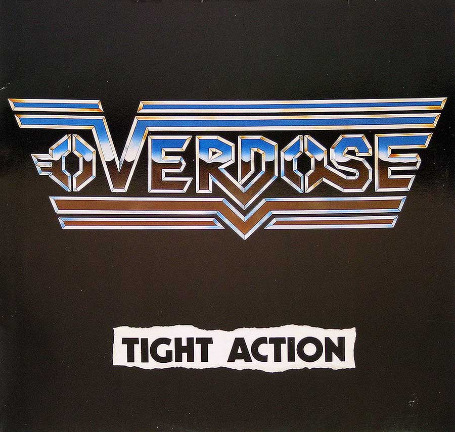OVERDOSE - Tight Action Bonebreaker Records 12" VINYL LP ALBUM front cover https://vinyl-records.nl