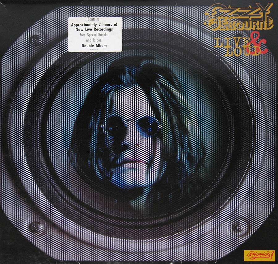 High Resolution Photo of Ozzy Osbourne Live and Loud 2LP + booklet 