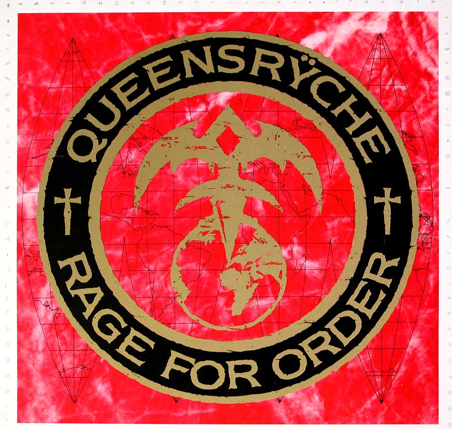 Front Cover Photo Of QUEENSRYCHE - Rage For Order German release 12" Vinyl LP Album
