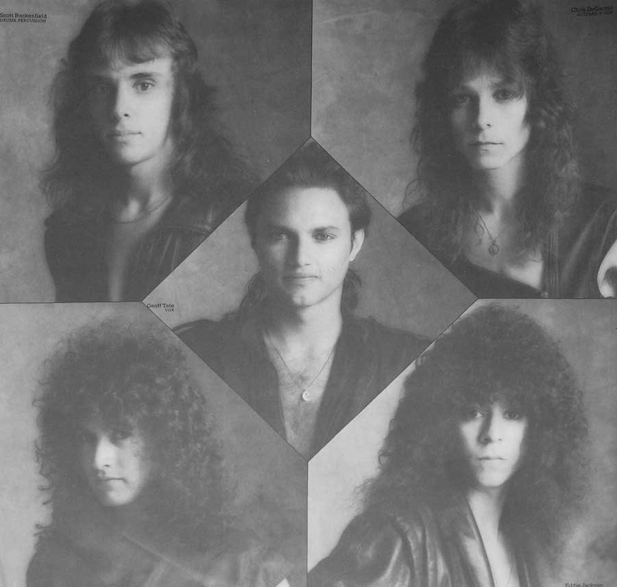 Photo One Of The Original Custom Inner Sleeve Queensryche - The Warning 