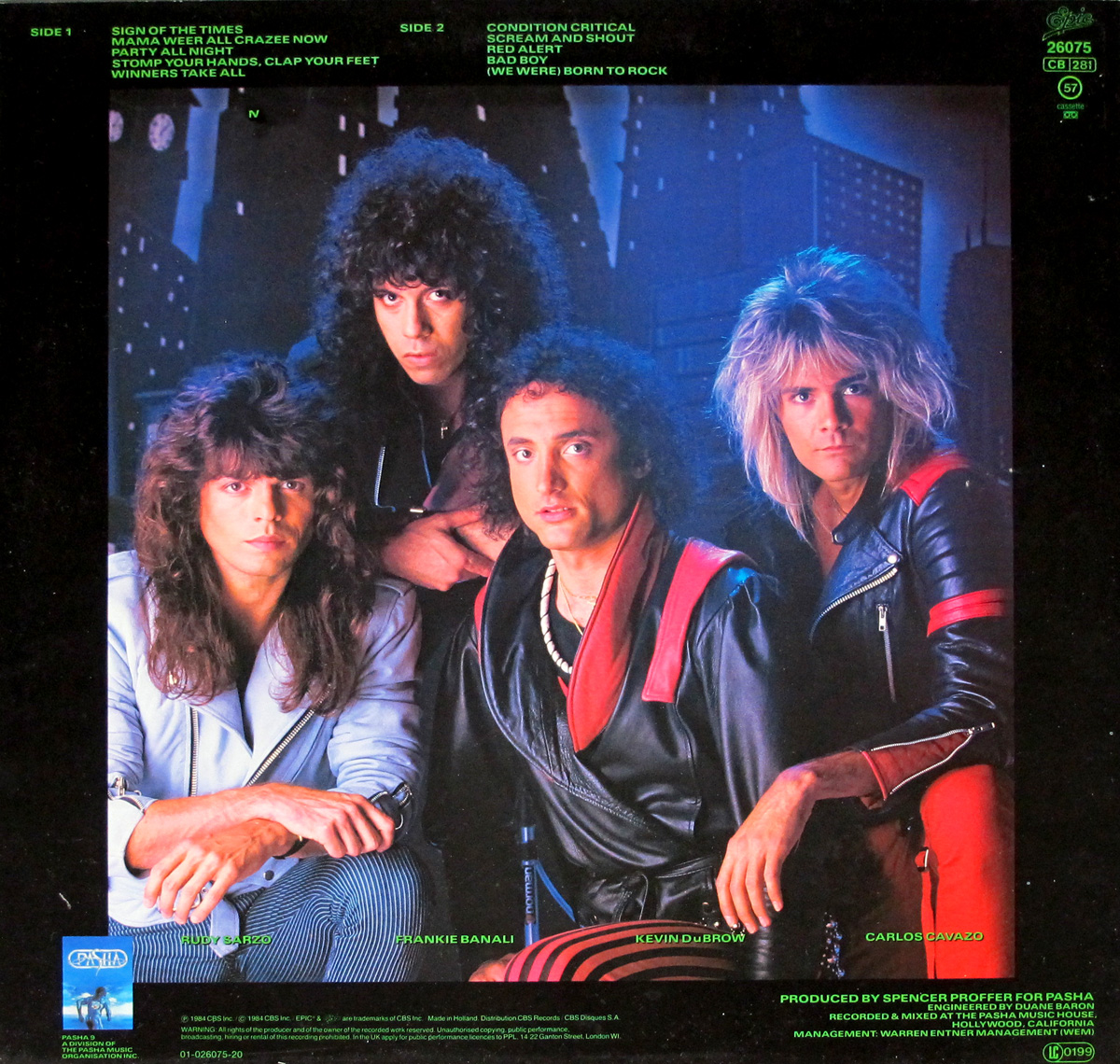 Quiet Riot mama Weer All Crazee Now 45 Record 