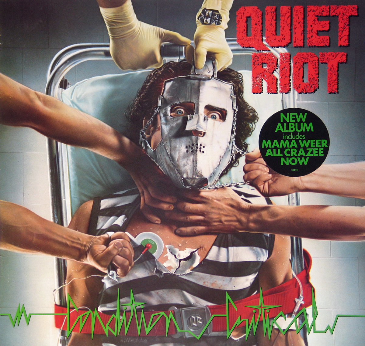 Front cover Photo of Quiet Riot Condition Critical 