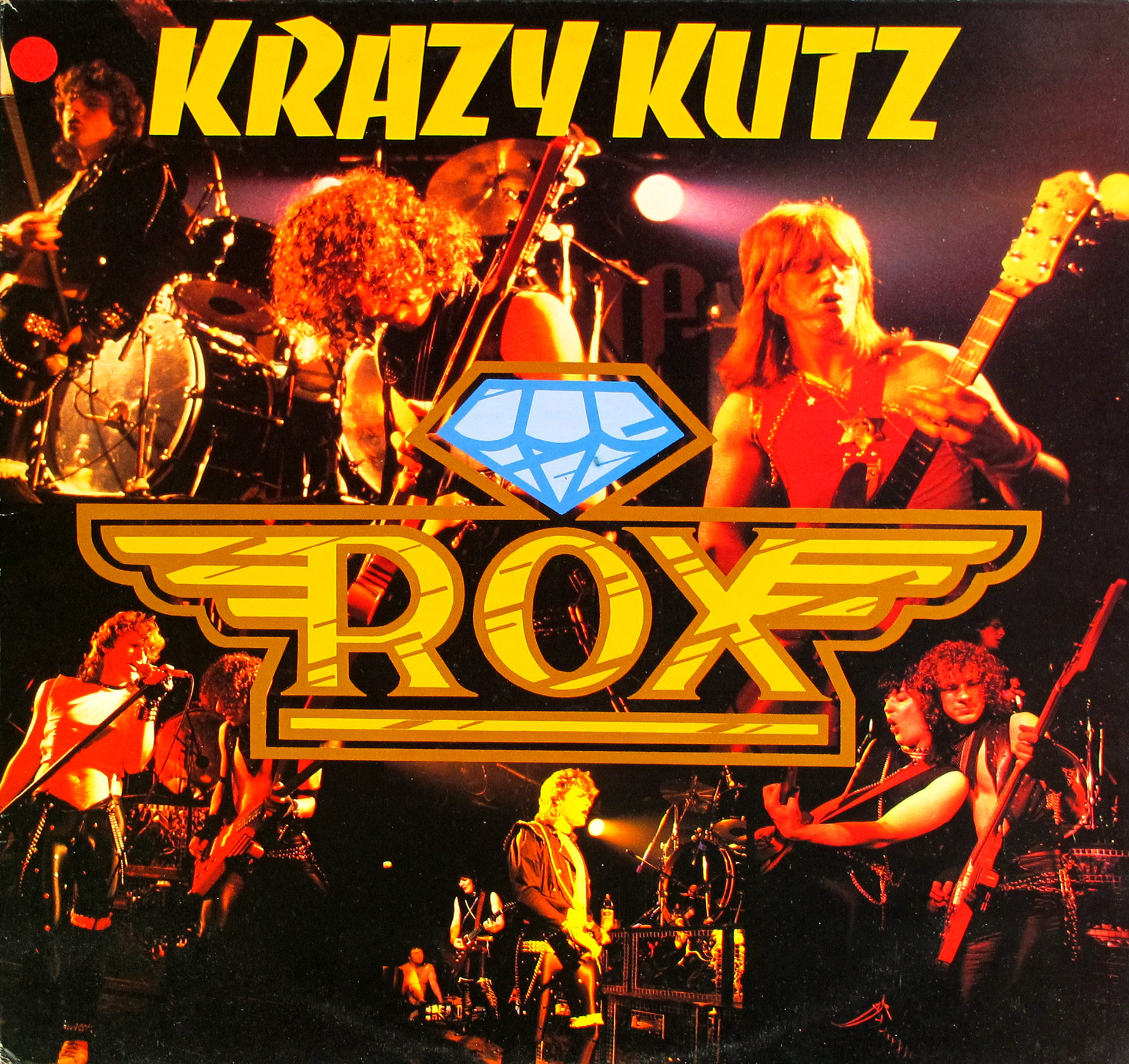 Large Album Front Cover Photo of ROX - KRAZY KUTZ / SWEET SIXTEEN NWOBHM 