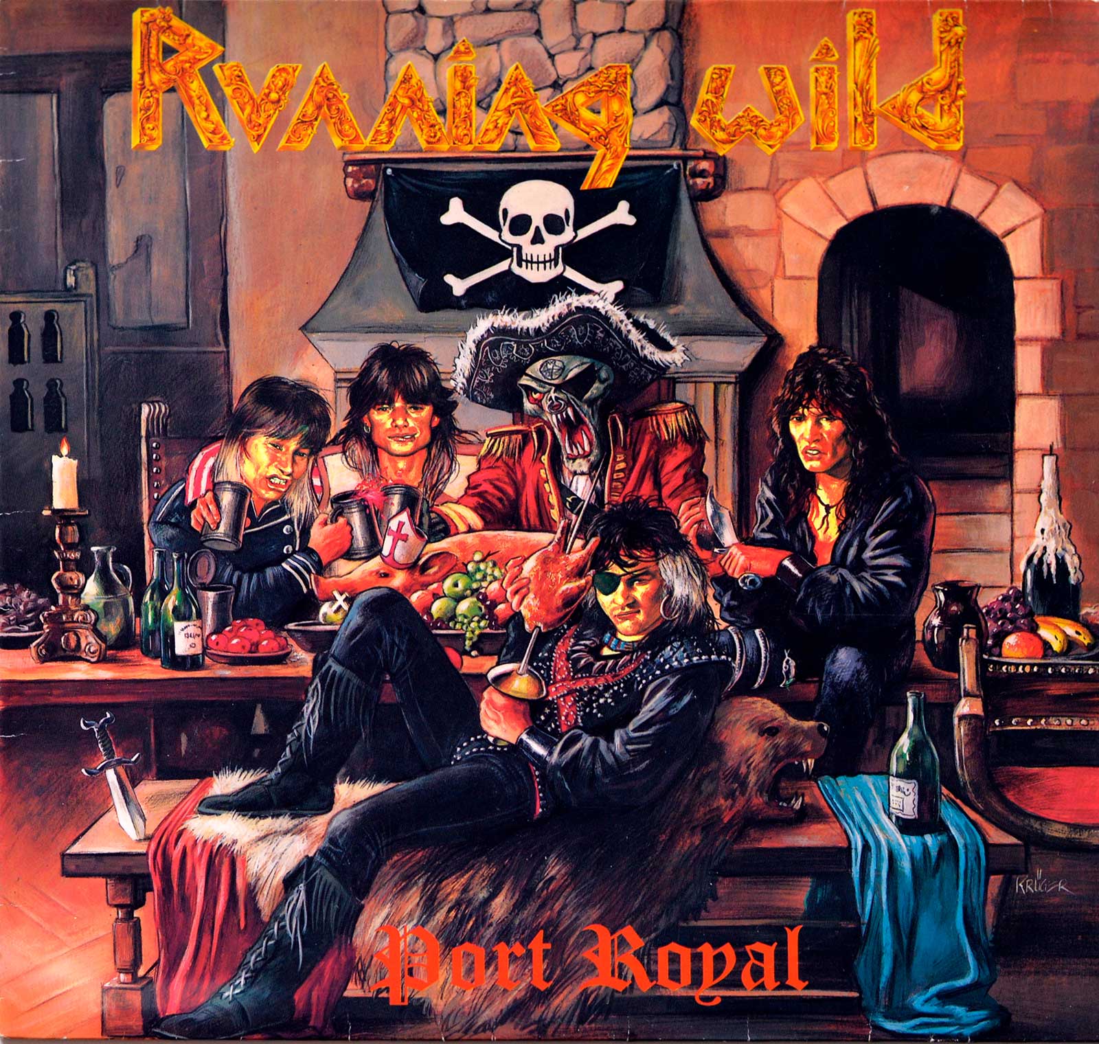 Album Front Cover Photo of RUNNING WILD - Port Royal 