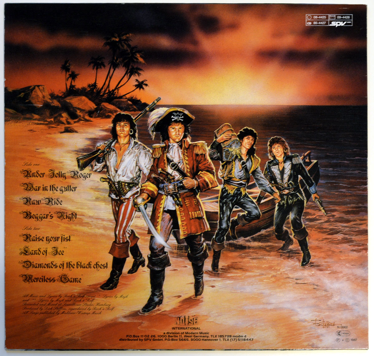 RUNNING WILD - Under Jolly Roger Heavy Metal  Pirate Metal Vinyl Album  Gallery vinylrecords